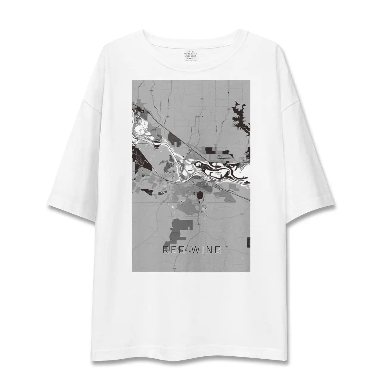 【レッドウイング(アメリカ)】地図柄ビッグシルエットTシャツ