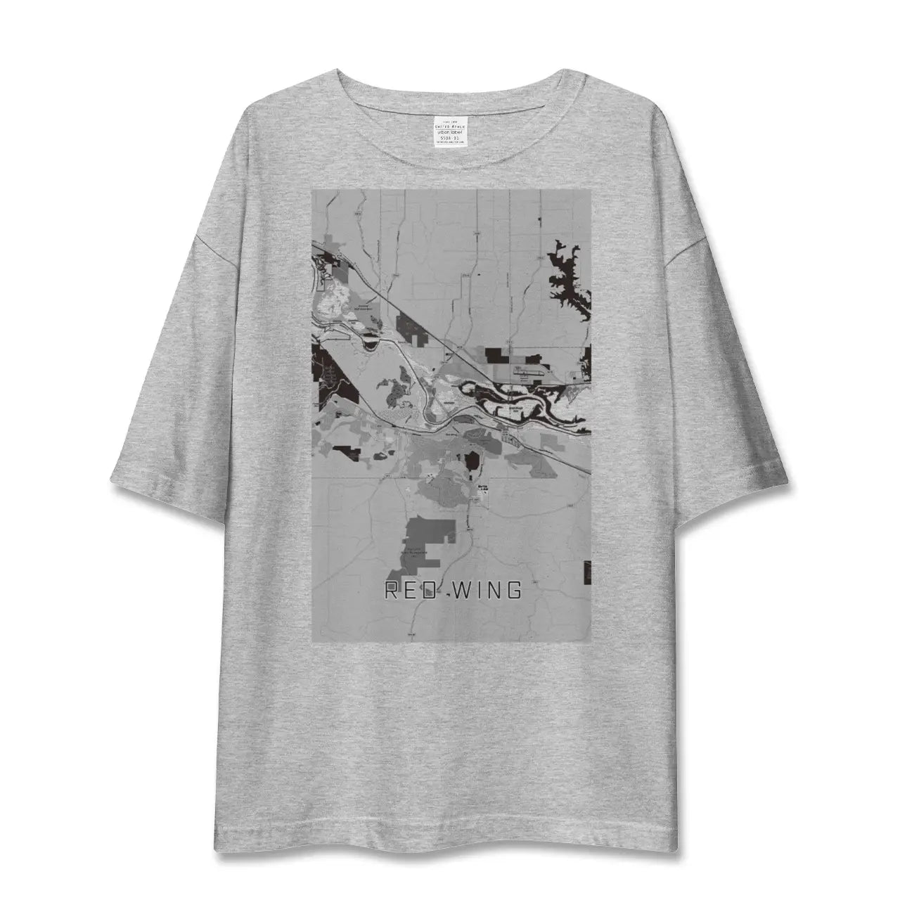 【レッドウイング(アメリカ)】地図柄ビッグシルエットTシャツ