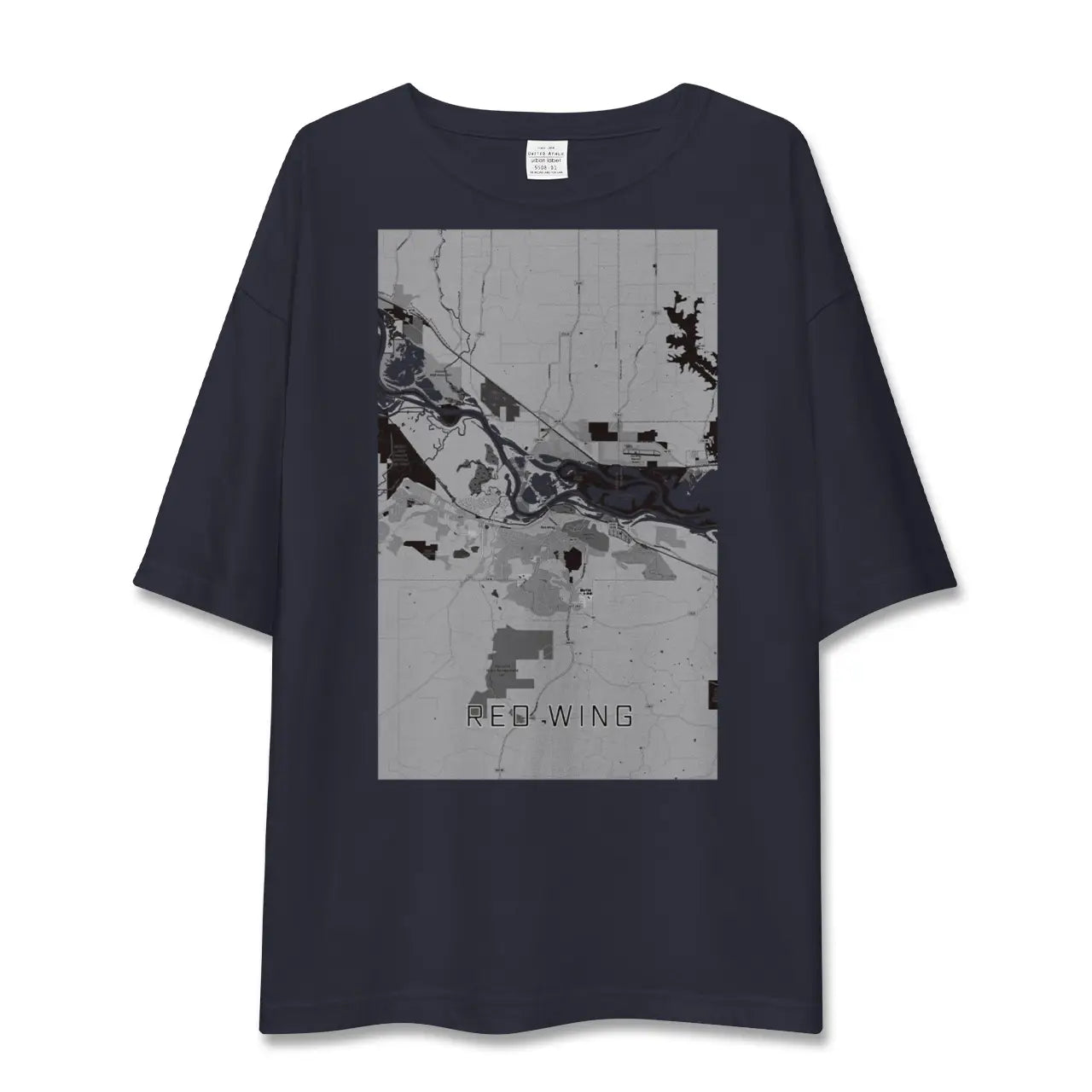 【レッドウイング(アメリカ)】地図柄ビッグシルエットTシャツ