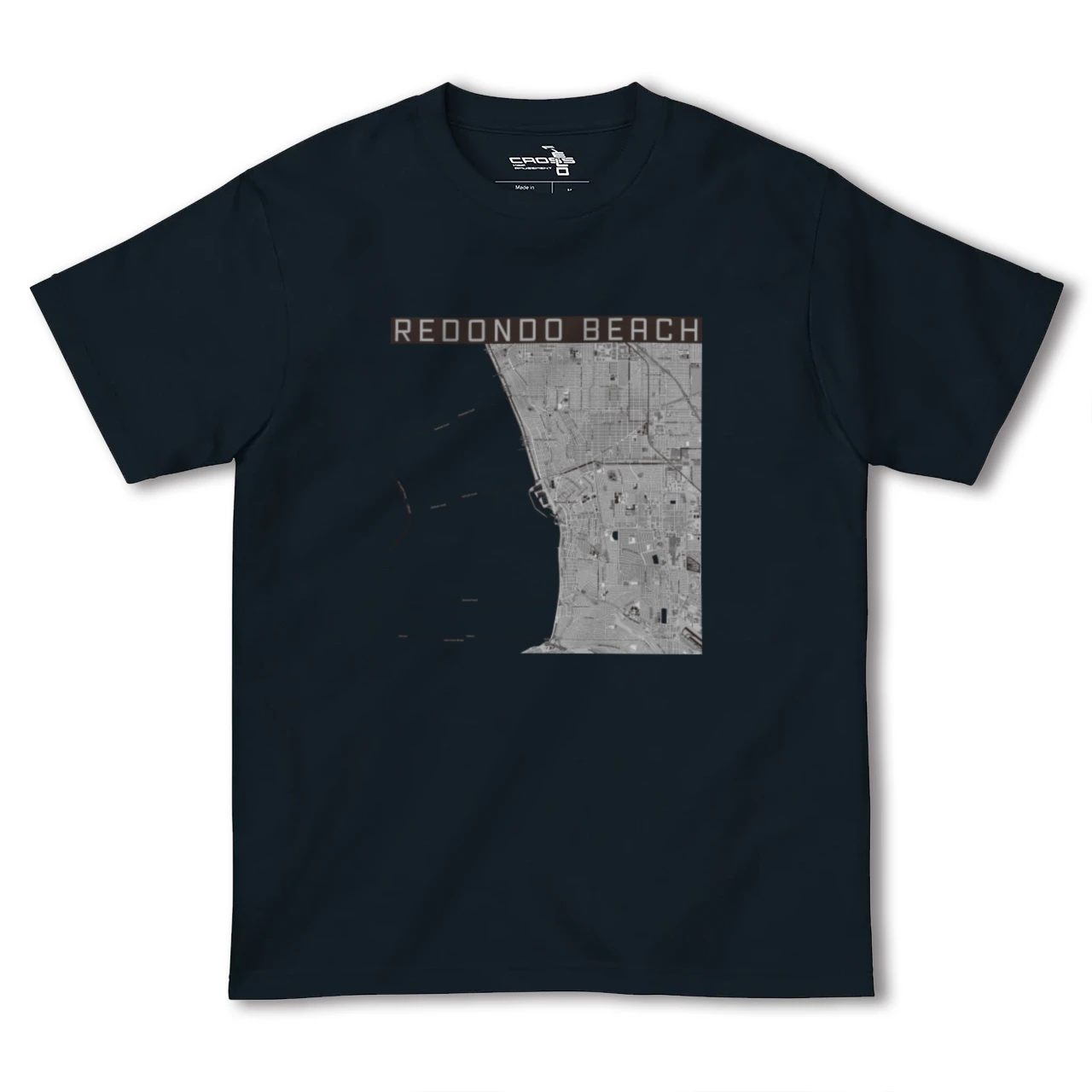 【レドンドビーチ(アメリカ)】地図柄ヘビーウェイトTシャツ