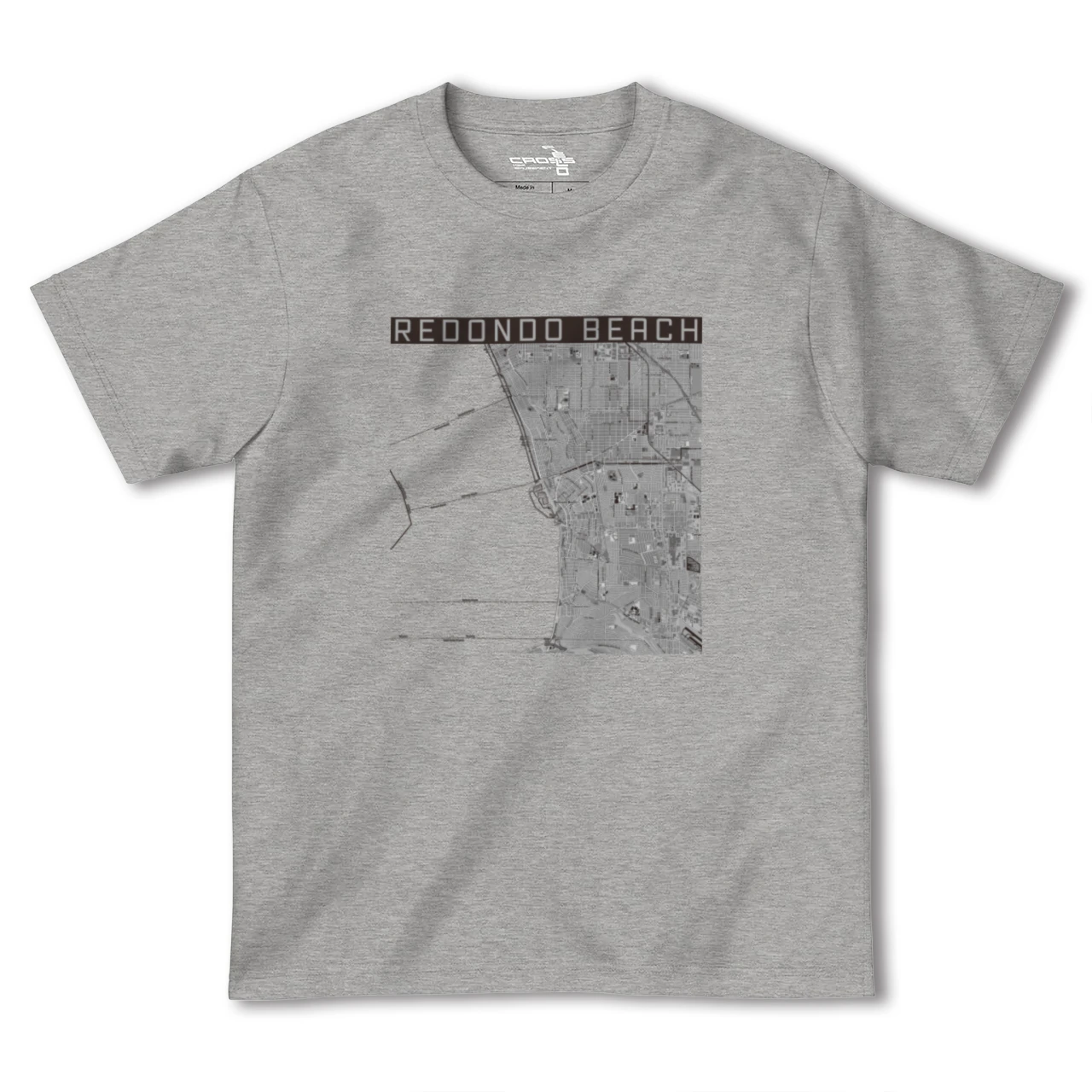 【レドンドビーチ(アメリカ)】地図柄ヘビーウェイトTシャツ