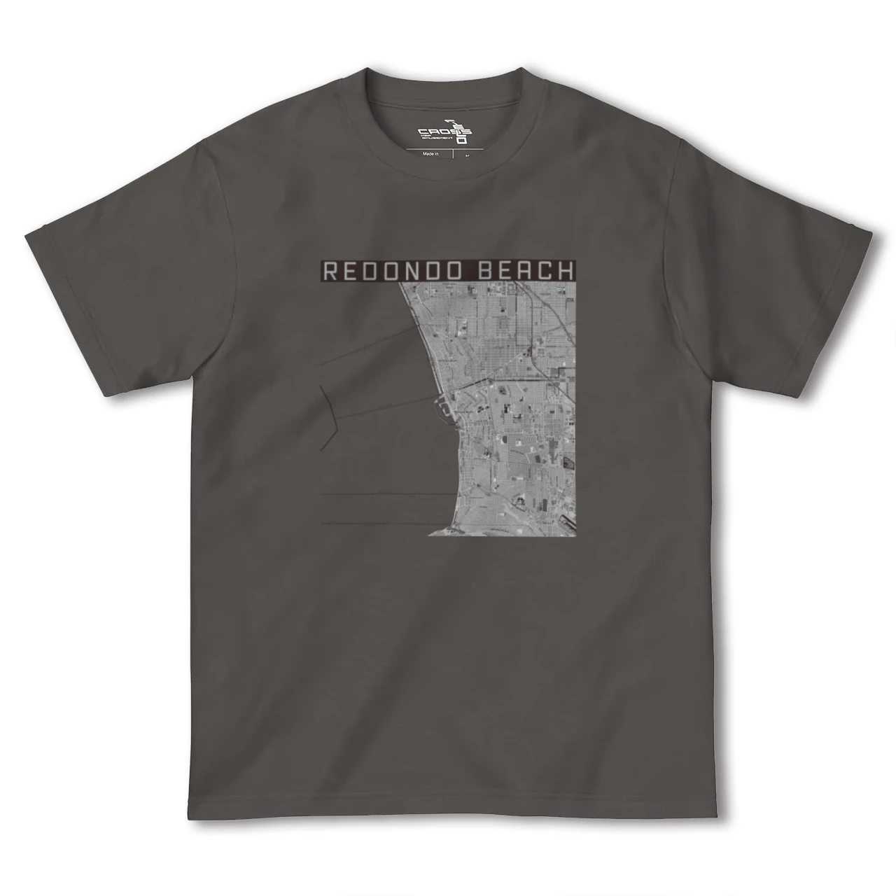 【レドンドビーチ(アメリカ)】地図柄ヘビーウェイトTシャツ