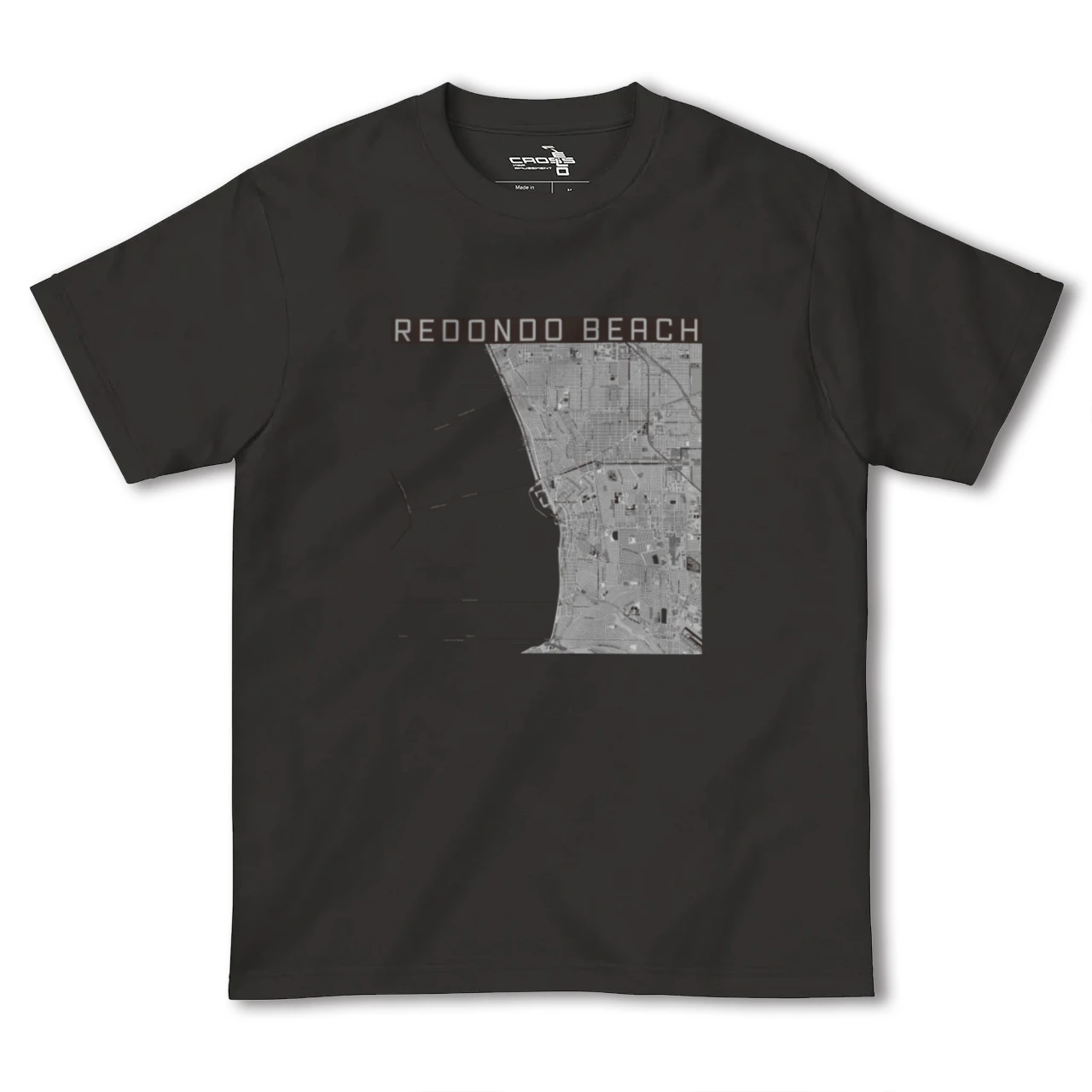 【レドンドビーチ(アメリカ)】地図柄ヘビーウェイトTシャツ