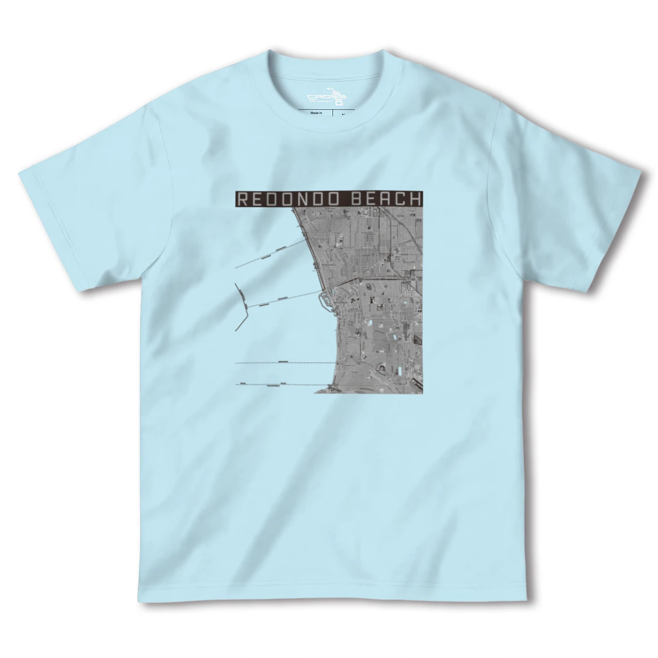 【レドンドビーチ(アメリカ)】地図柄ヘビーウェイトTシャツ