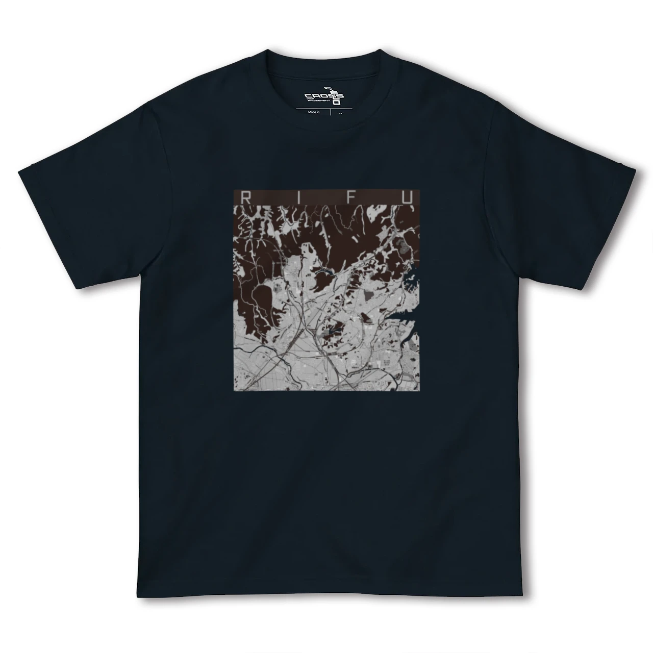 【利府(宮城県)】地図柄ヘビーウェイトTシャツ