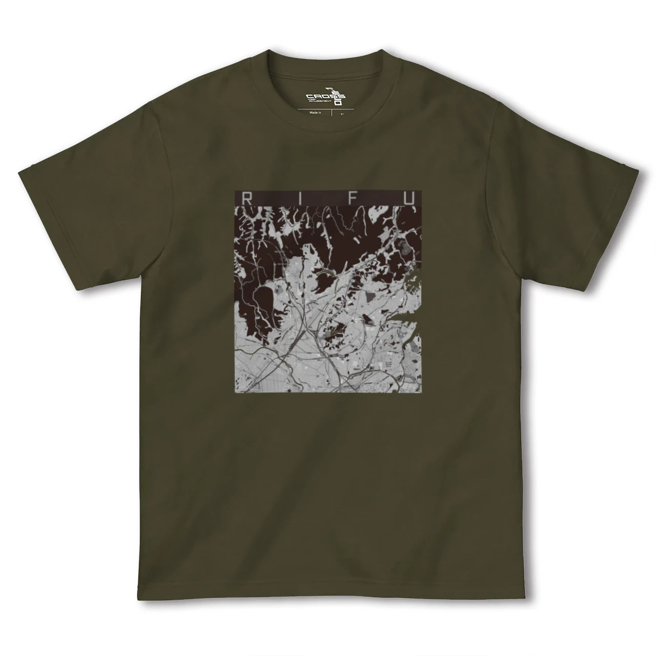 【利府(宮城県)】地図柄ヘビーウェイトTシャツ