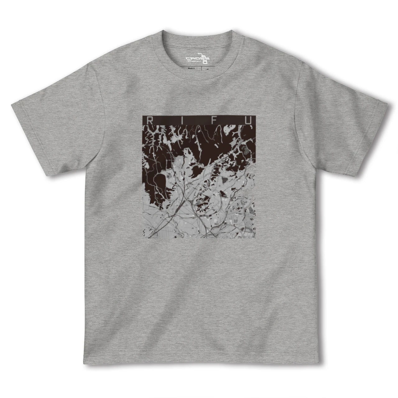【利府(宮城県)】地図柄ヘビーウェイトTシャツ