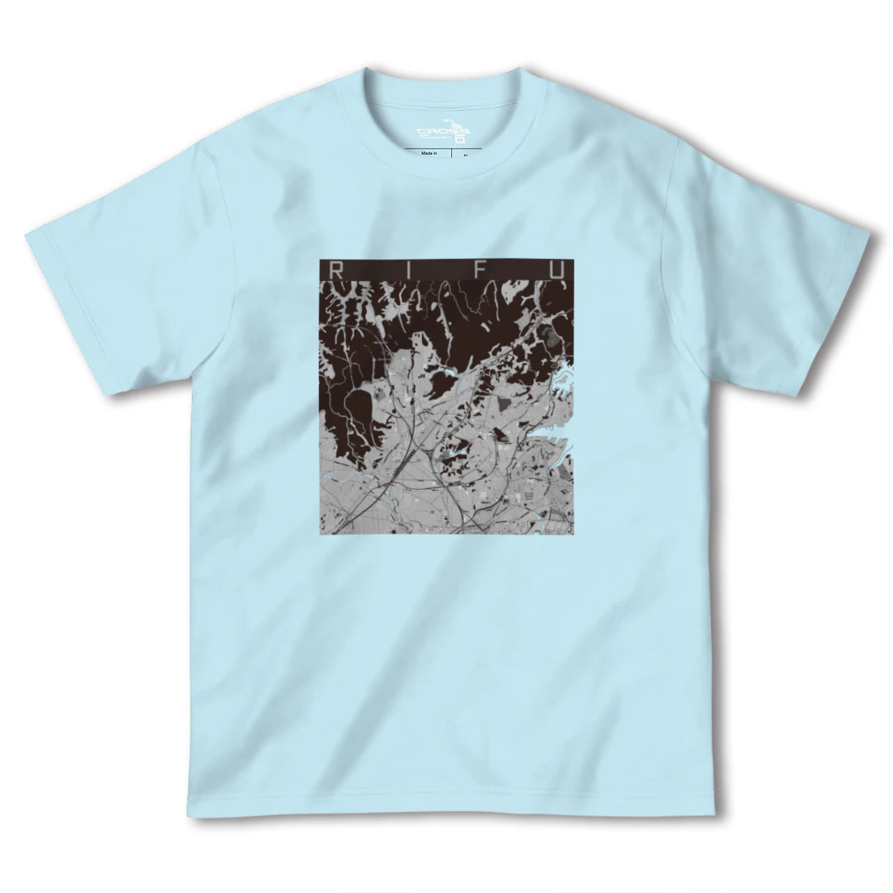 【利府(宮城県)】地図柄ヘビーウェイトTシャツ