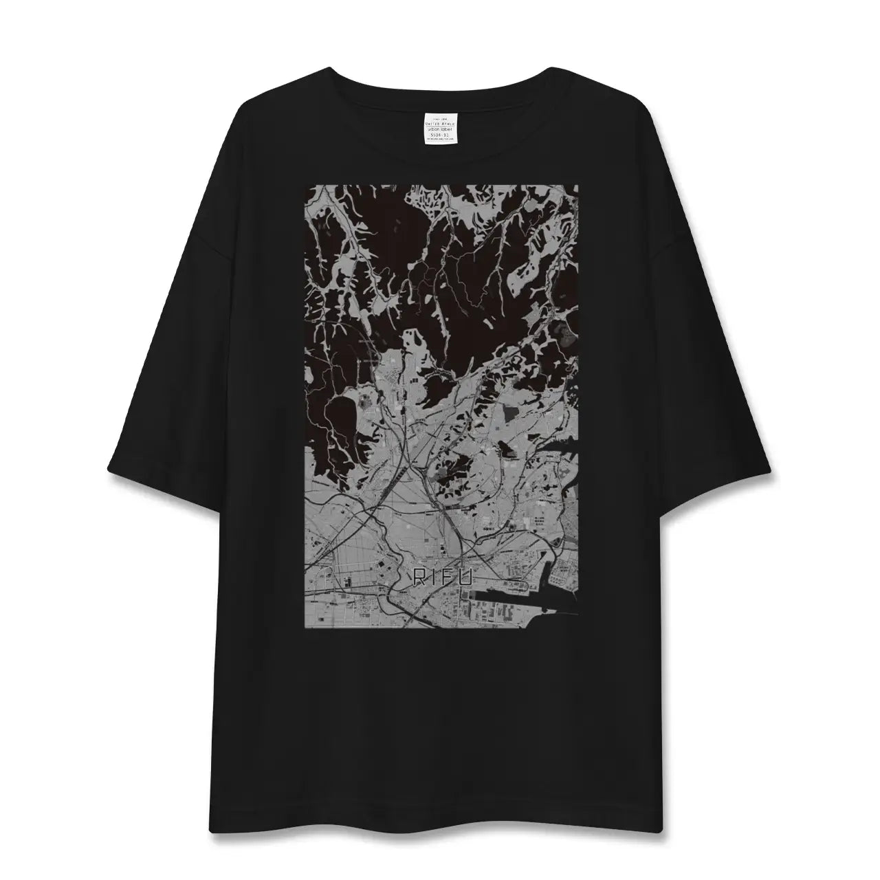 【利府(宮城県)】地図柄ビッグシルエットTシャツ