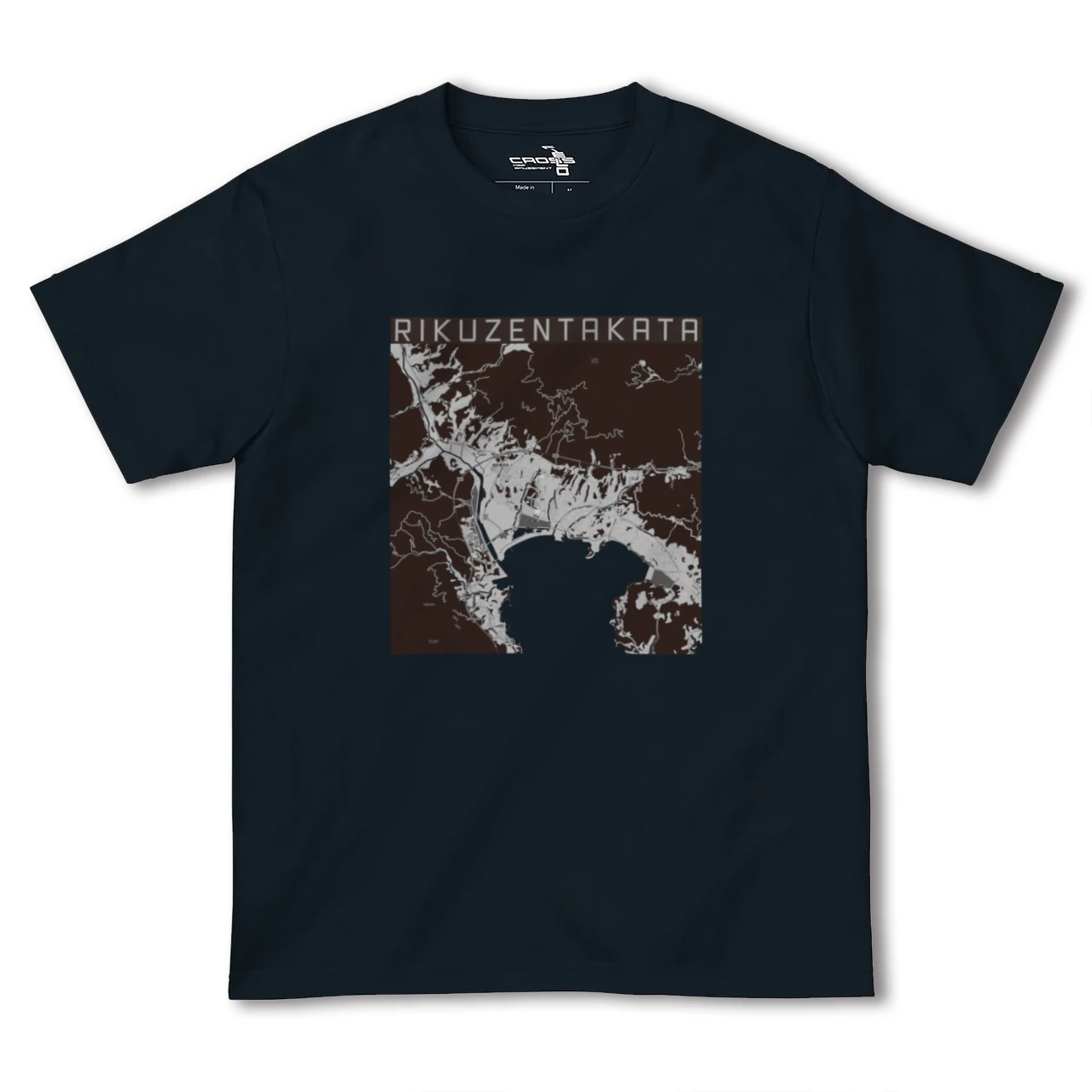 【陸前高田(岩手県)】地図柄ヘビーウェイトTシャツ