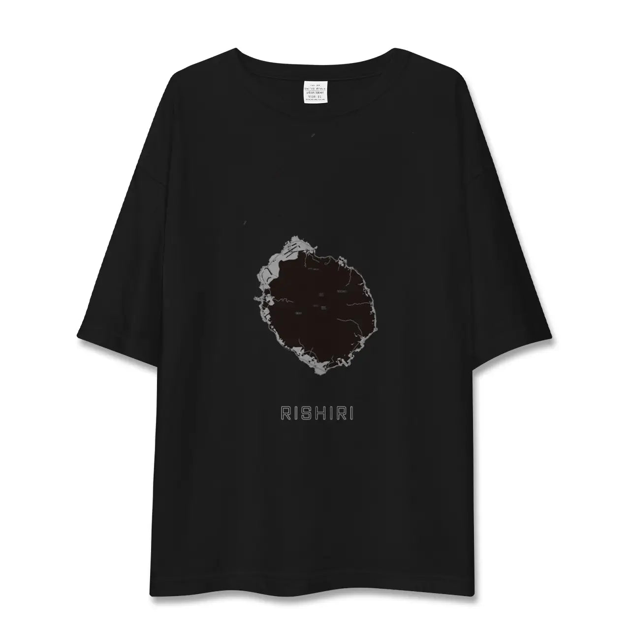 【利尻(北海道)】地図柄ビッグシルエットTシャツ