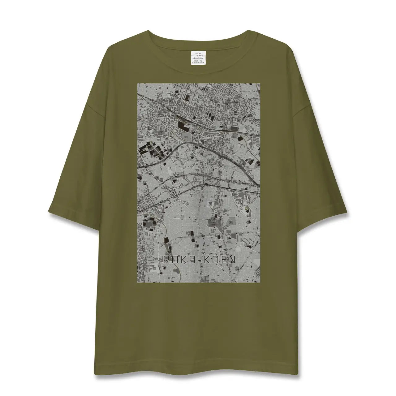 【芦花公園(東京都)】地図柄ビッグシルエットTシャツ