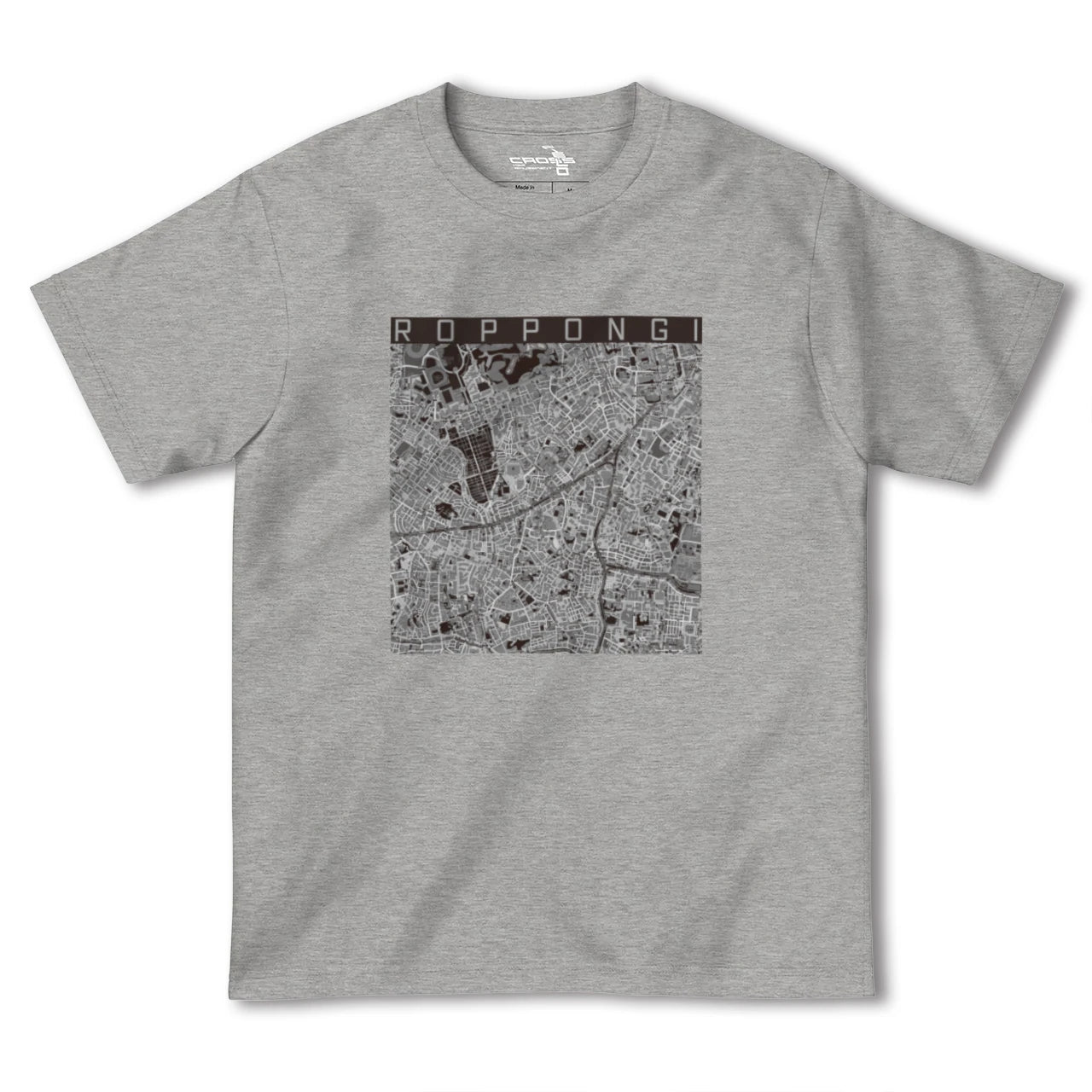 【六本木(東京都)】地図柄ヘビーウェイトTシャツ