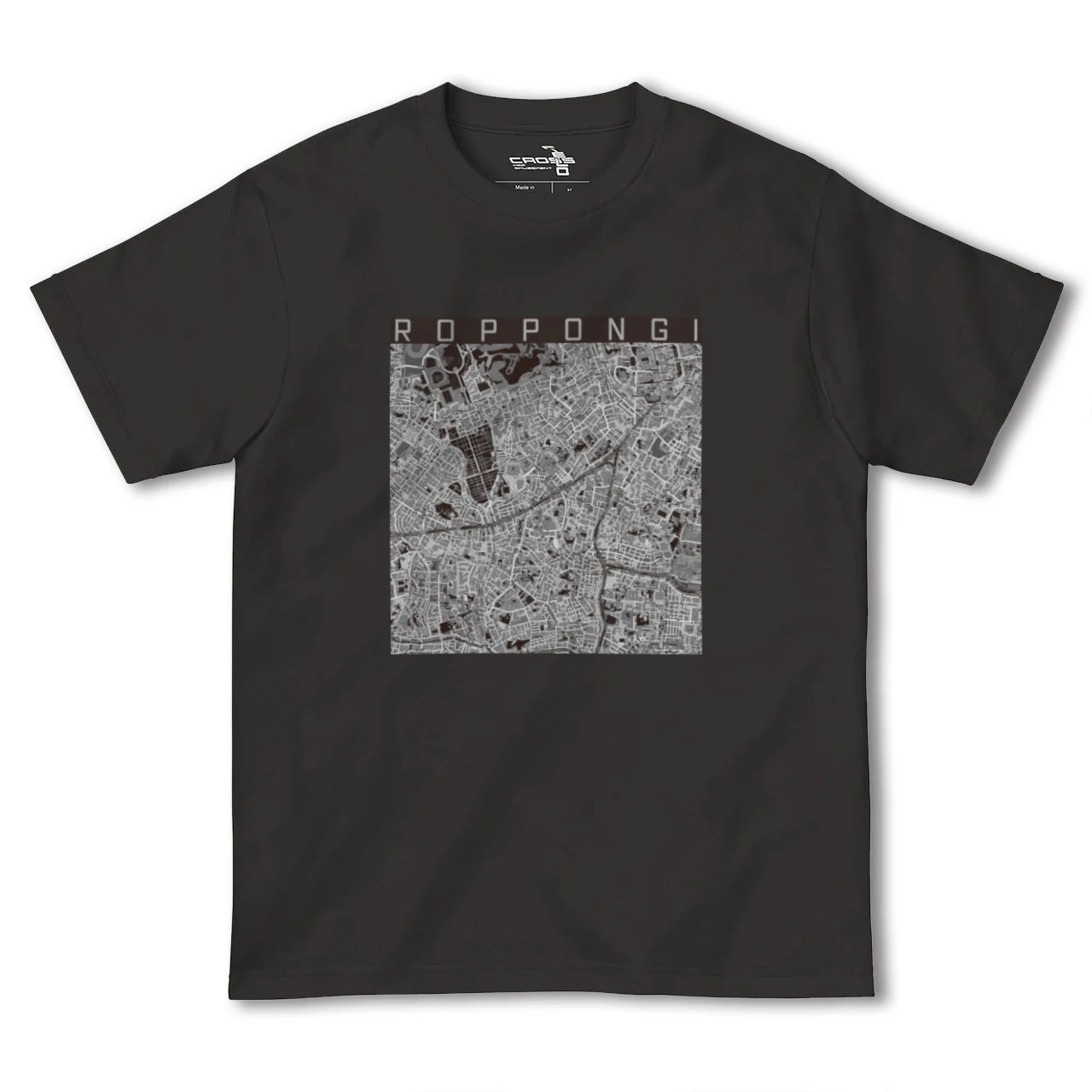 【六本木(東京都)】地図柄ヘビーウェイトTシャツ