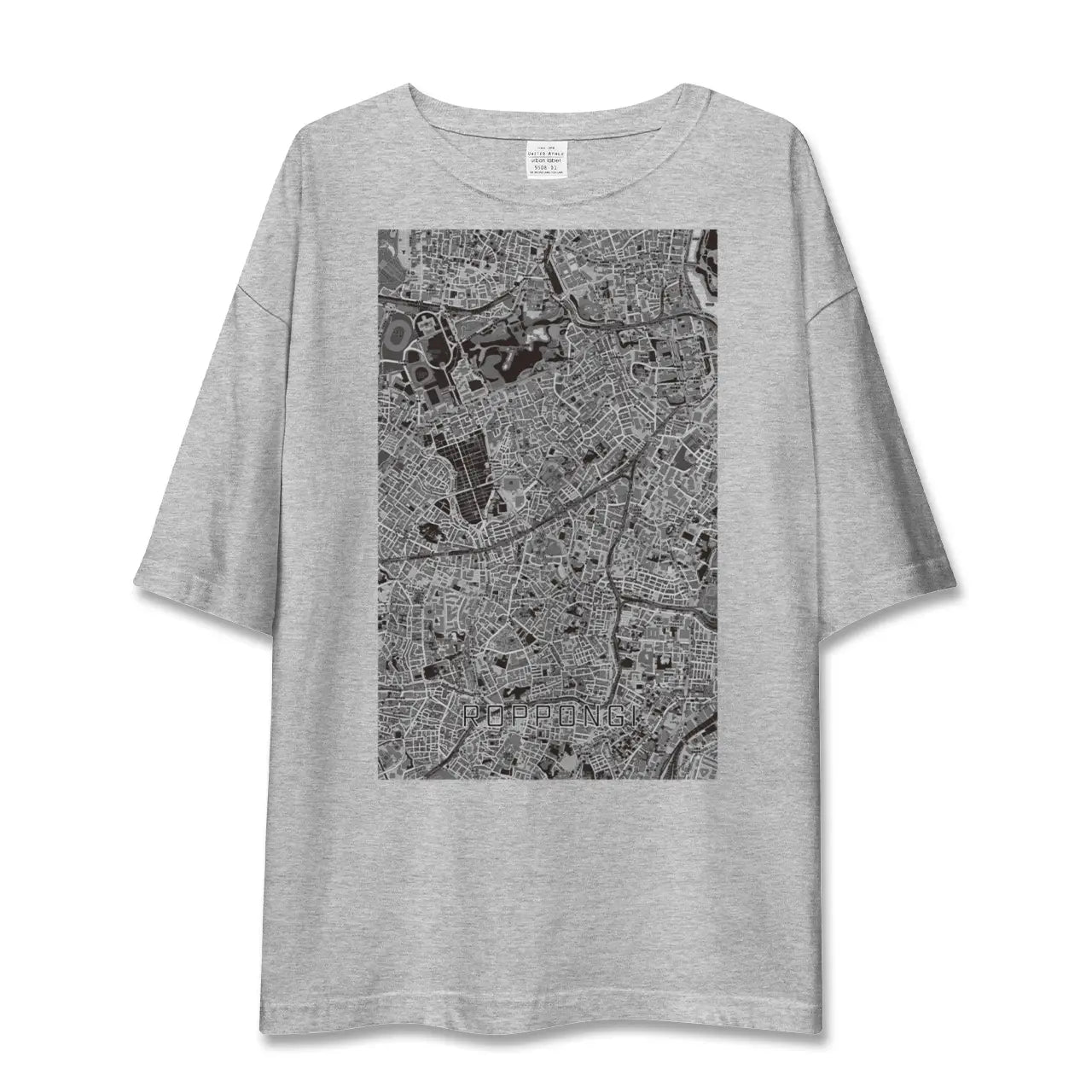 【六本木(東京都)】地図柄ビッグシルエットTシャツ