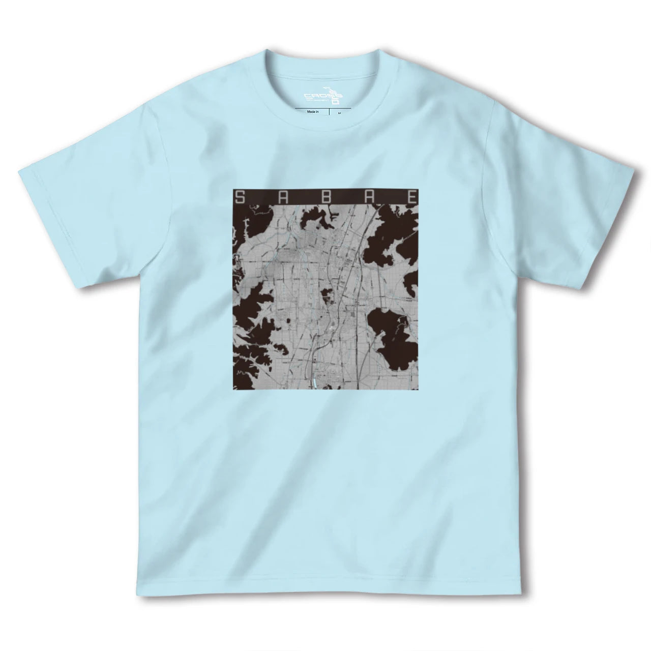 【鯖江(福井県)】地図柄ヘビーウェイトTシャツ