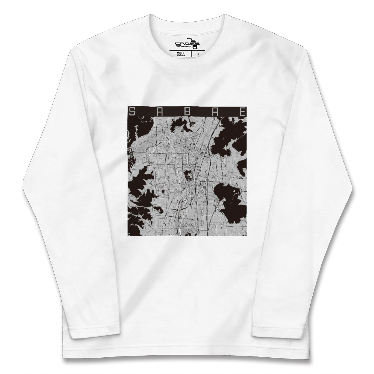 【鯖江(福井県)】地図柄ロングスリーブTシャツ