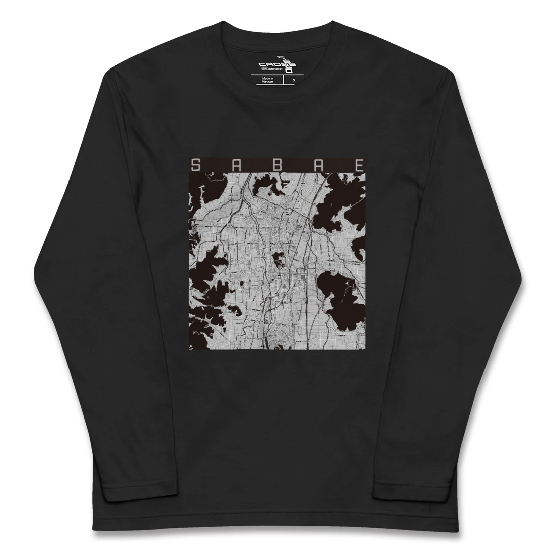 【鯖江(福井県)】地図柄ロングスリーブTシャツ