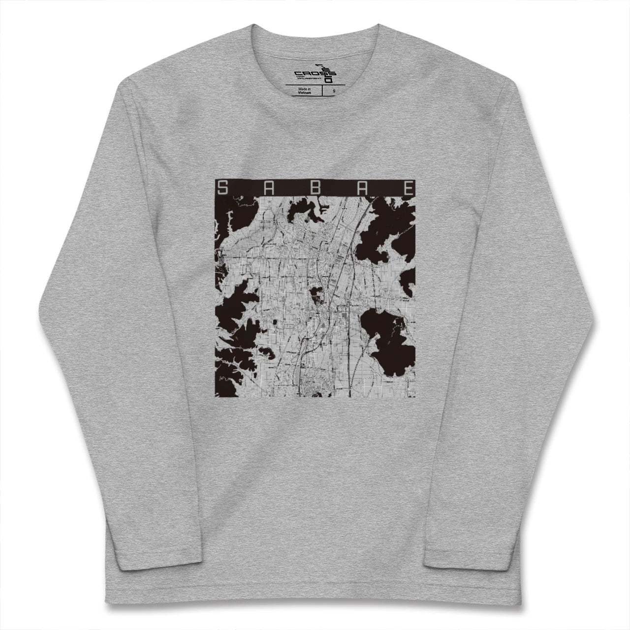 【鯖江(福井県)】地図柄ロングスリーブTシャツ