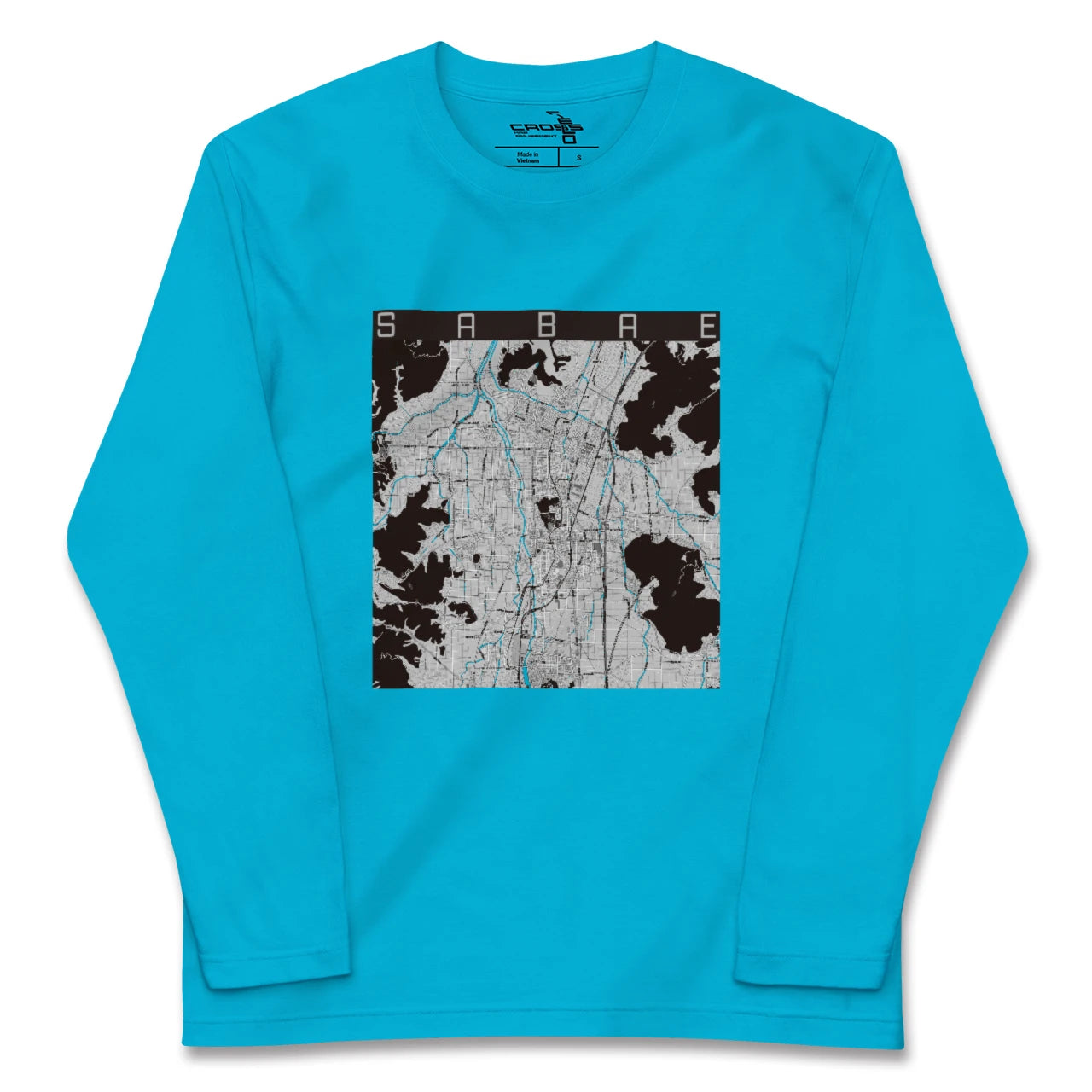 【鯖江(福井県)】地図柄ロングスリーブTシャツ