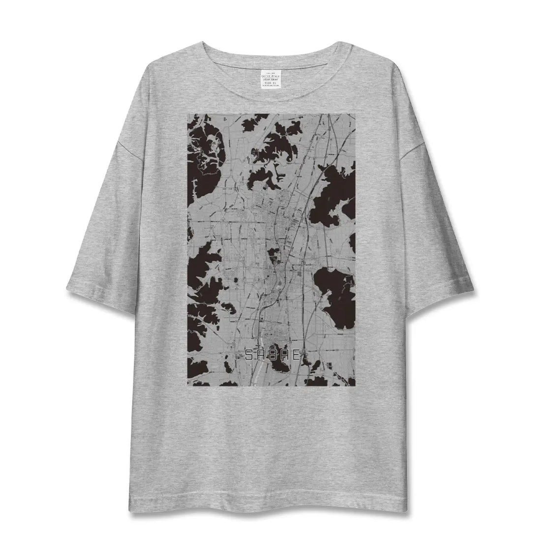 【鯖江(福井県)】地図柄ビッグシルエットTシャツ