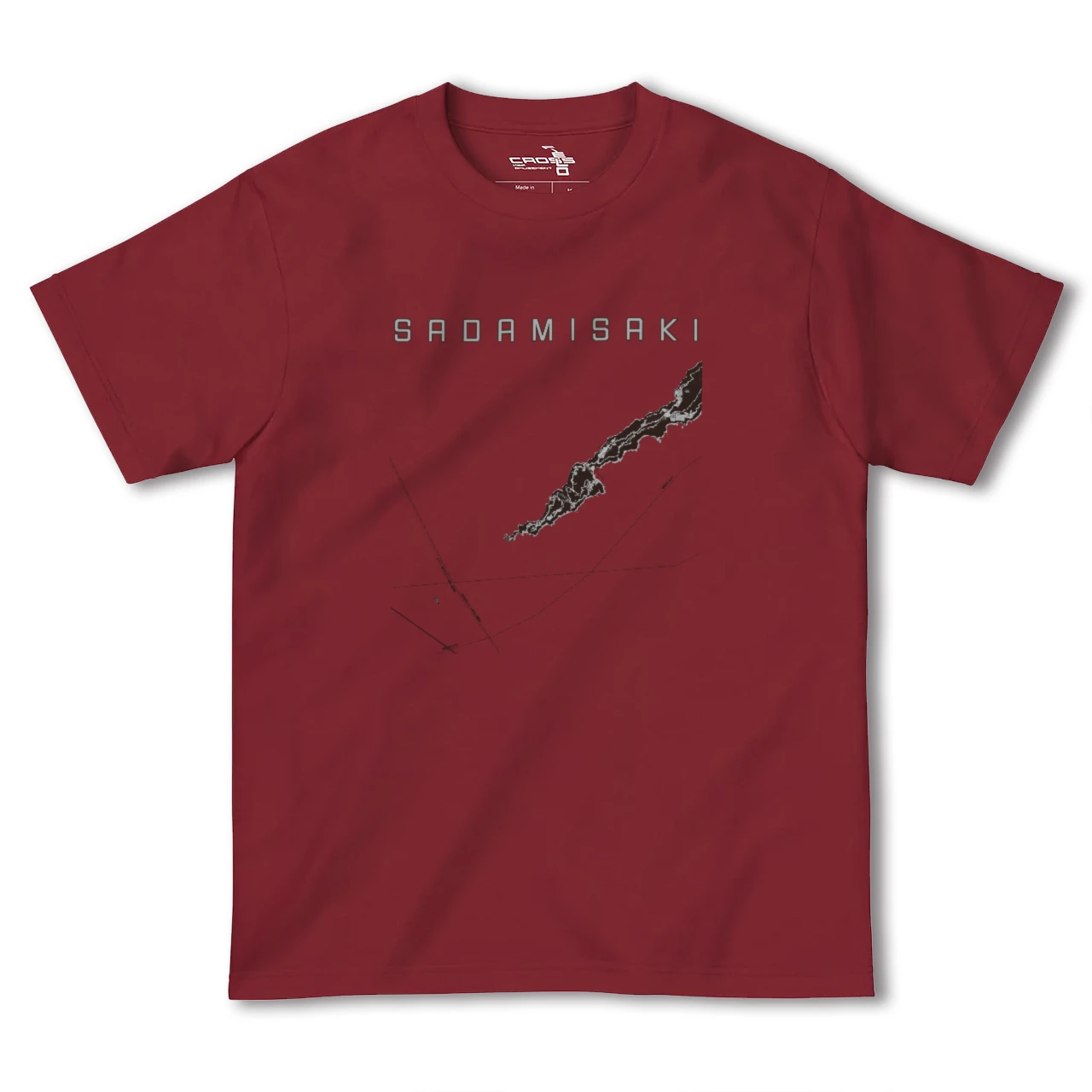【佐田岬(愛媛県)】地図柄ヘビーウェイトTシャツ