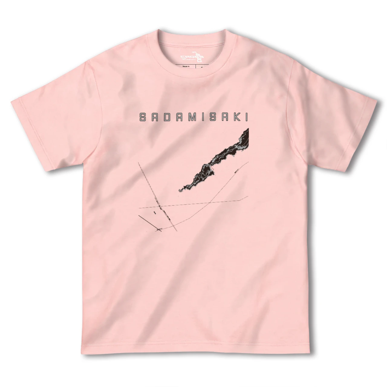 【佐田岬(愛媛県)】地図柄ヘビーウェイトTシャツ