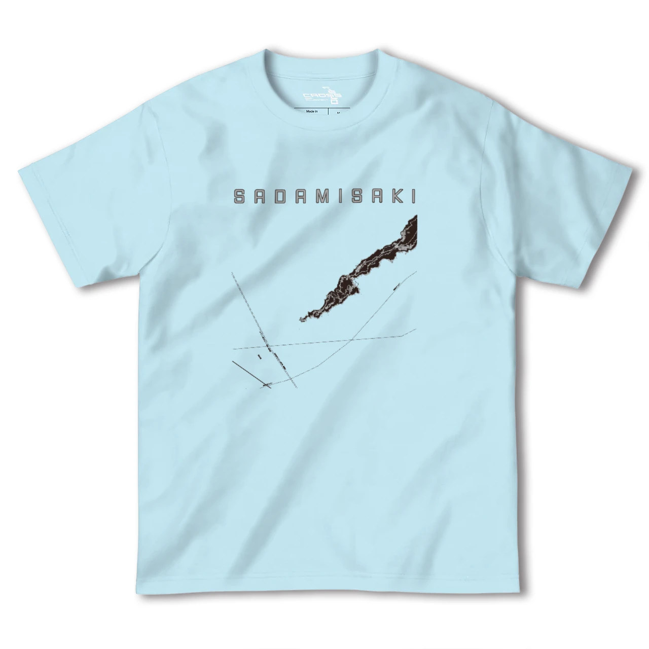 【佐田岬(愛媛県)】地図柄ヘビーウェイトTシャツ