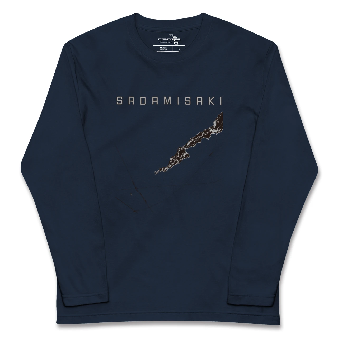 【佐田岬(愛媛県)】地図柄ロングスリーブTシャツ