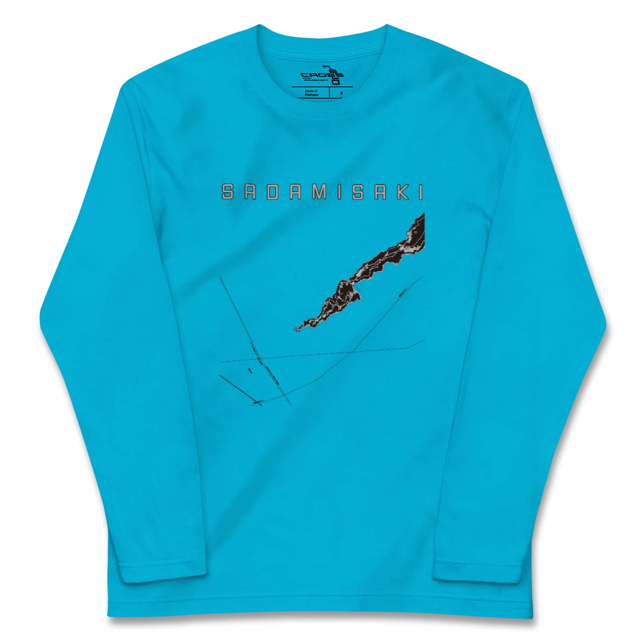 【佐田岬(愛媛県)】地図柄ロングスリーブTシャツ