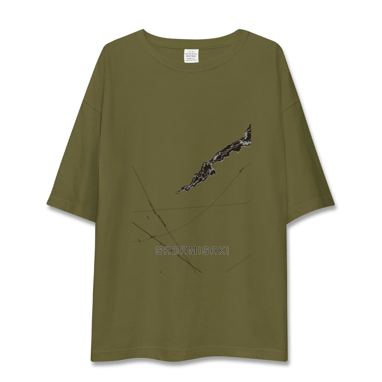 【佐田岬(愛媛県)】地図柄ビッグシルエットTシャツ