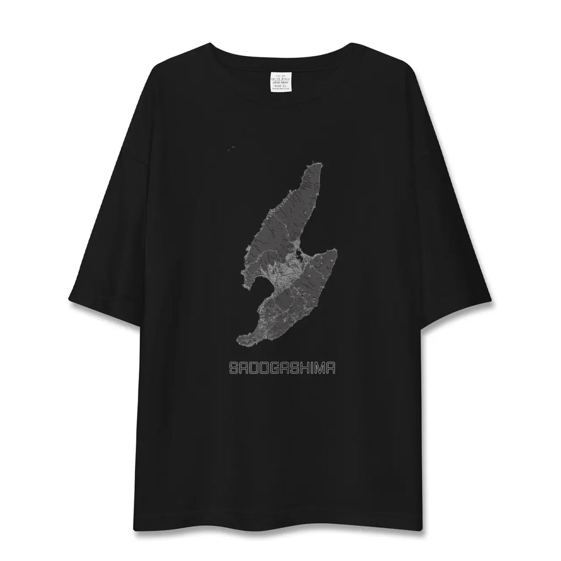 【佐渡島(新潟県)】地図柄ビッグシルエットTシャツ