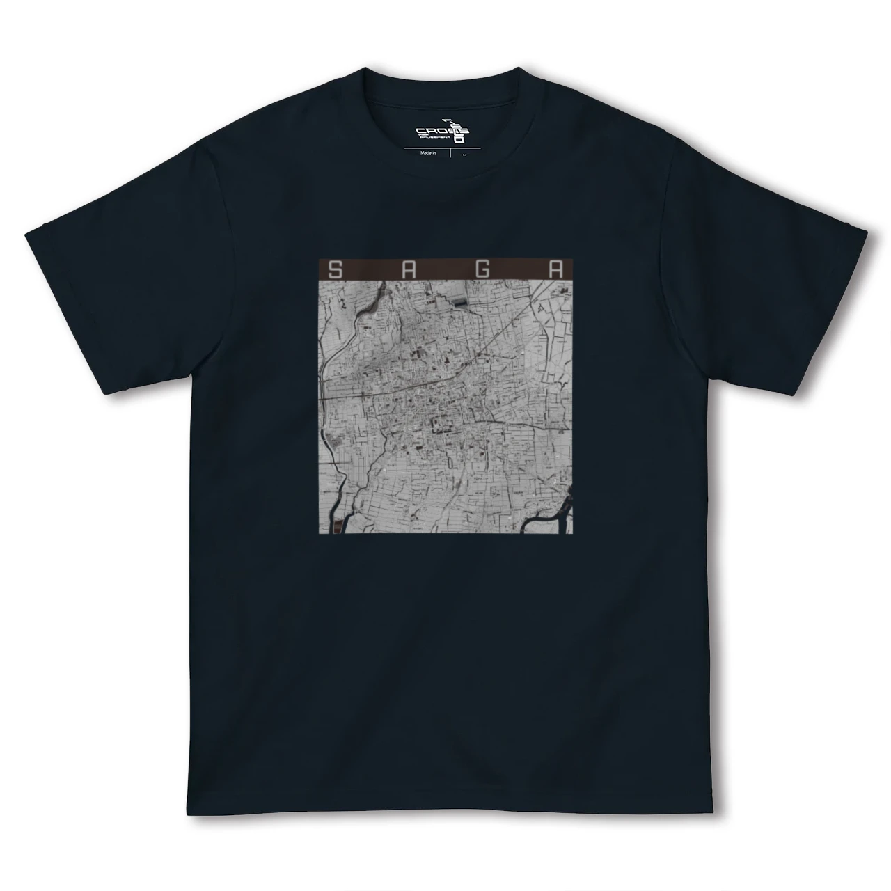 【佐賀(佐賀県)】地図柄ヘビーウェイトTシャツ