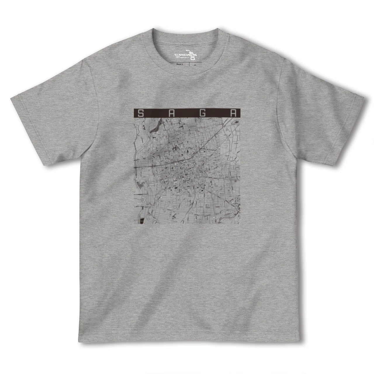 【佐賀(佐賀県)】地図柄ヘビーウェイトTシャツ