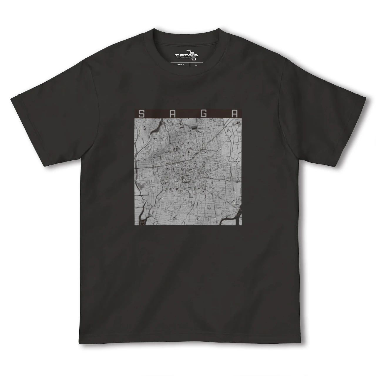 【佐賀(佐賀県)】地図柄ヘビーウェイトTシャツ