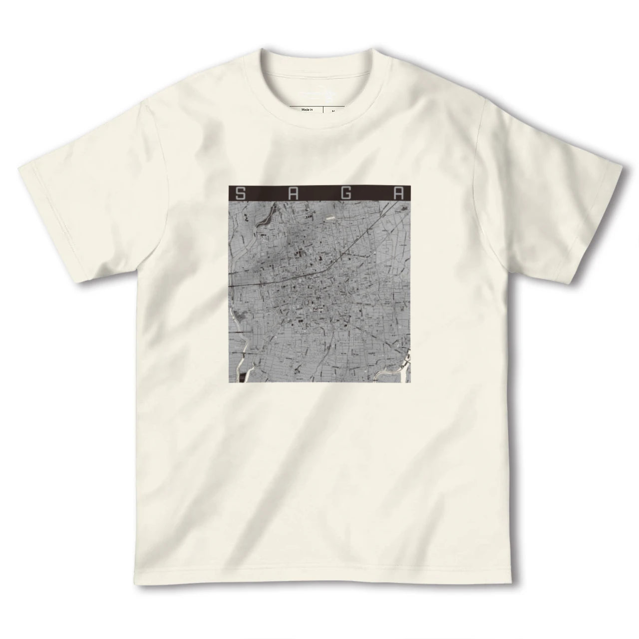 【佐賀(佐賀県)】地図柄ヘビーウェイトTシャツ
