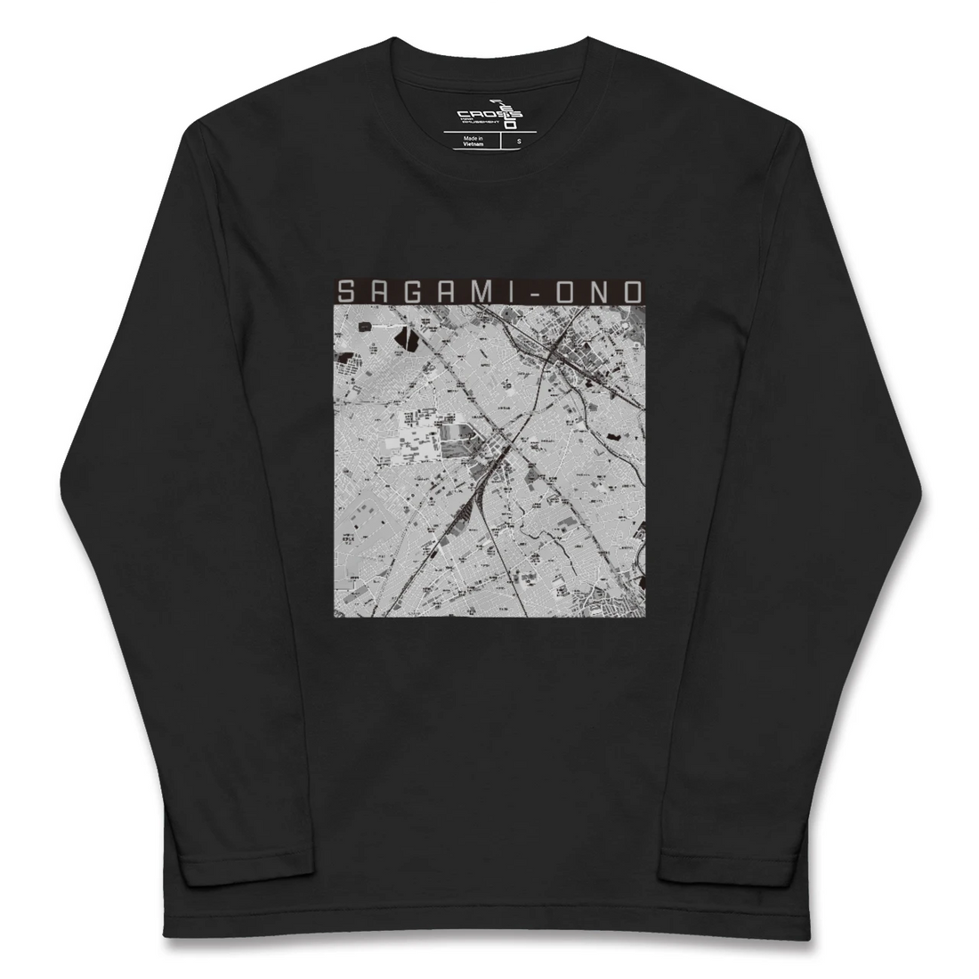 【相模大野(神奈川県)】地図柄ロングスリーブTシャツ