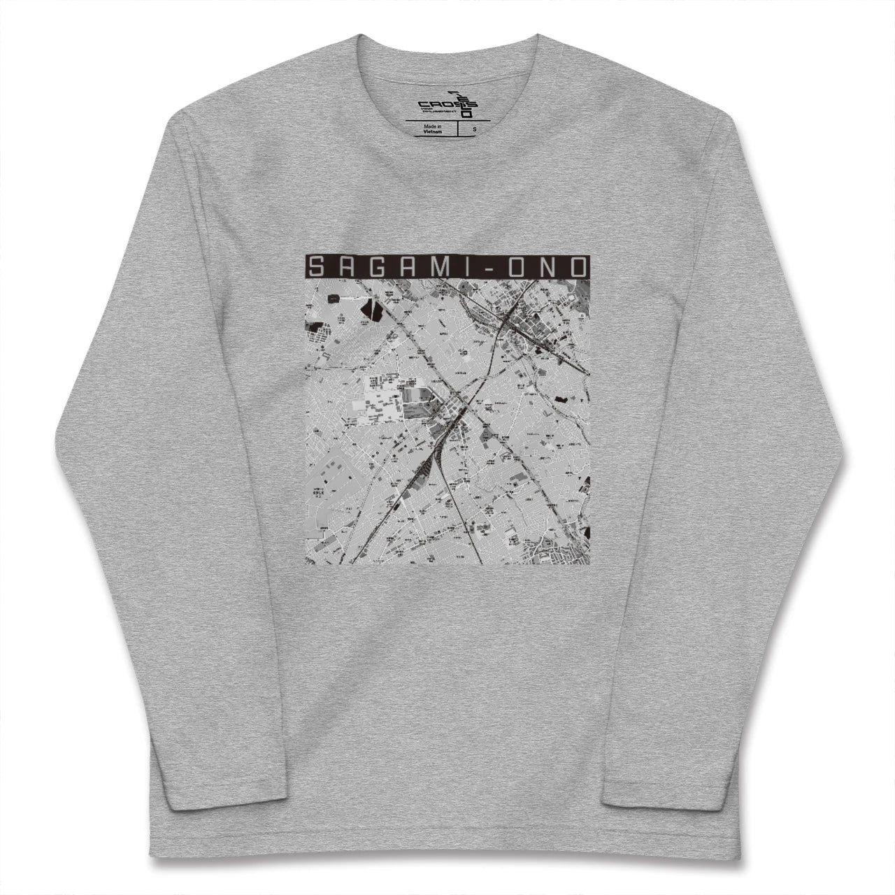 【相模大野(神奈川県)】地図柄ロングスリーブTシャツ