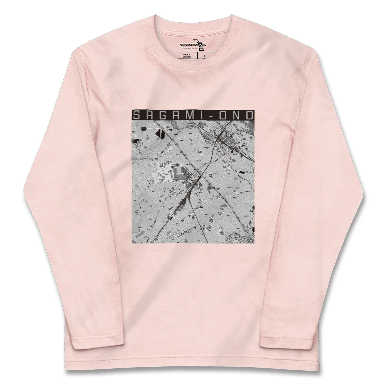 【相模大野(神奈川県)】地図柄ロングスリーブTシャツ