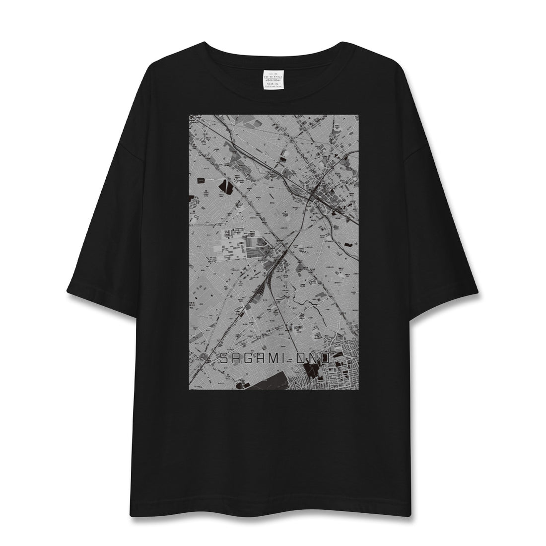 【相模大野(神奈川県)】地図柄ビッグシルエットTシャツ