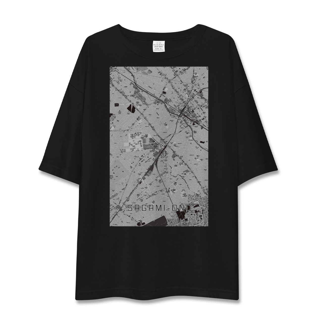 【相模大野(神奈川県)】地図柄ビッグシルエットTシャツ