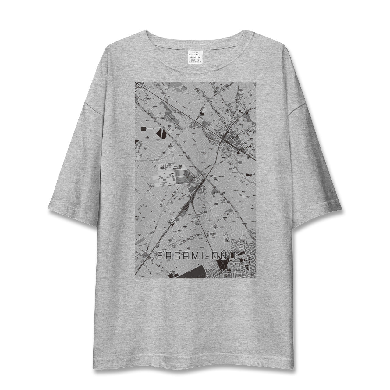【相模大野(神奈川県)】地図柄ビッグシルエットTシャツ