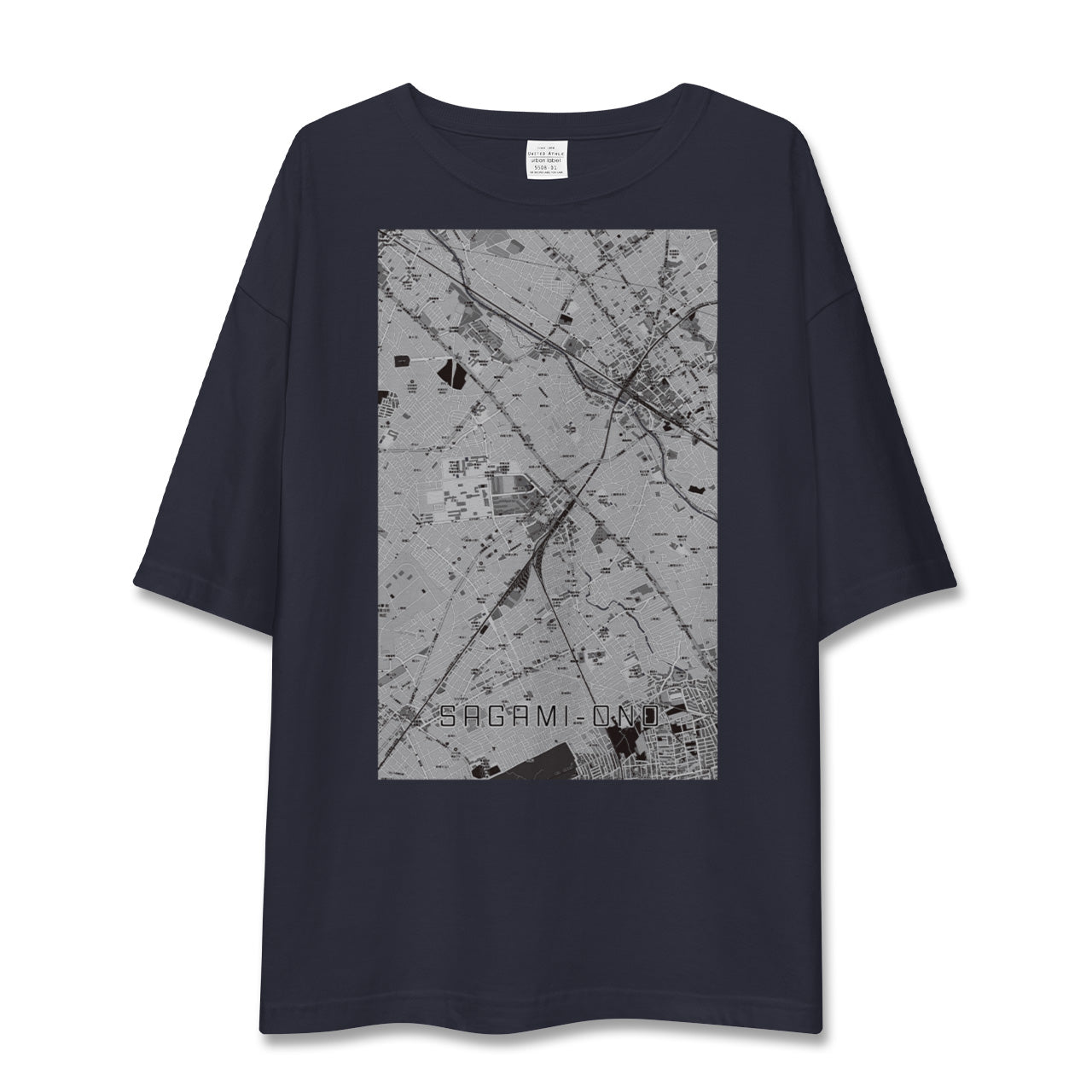【相模大野(神奈川県)】地図柄ビッグシルエットTシャツ