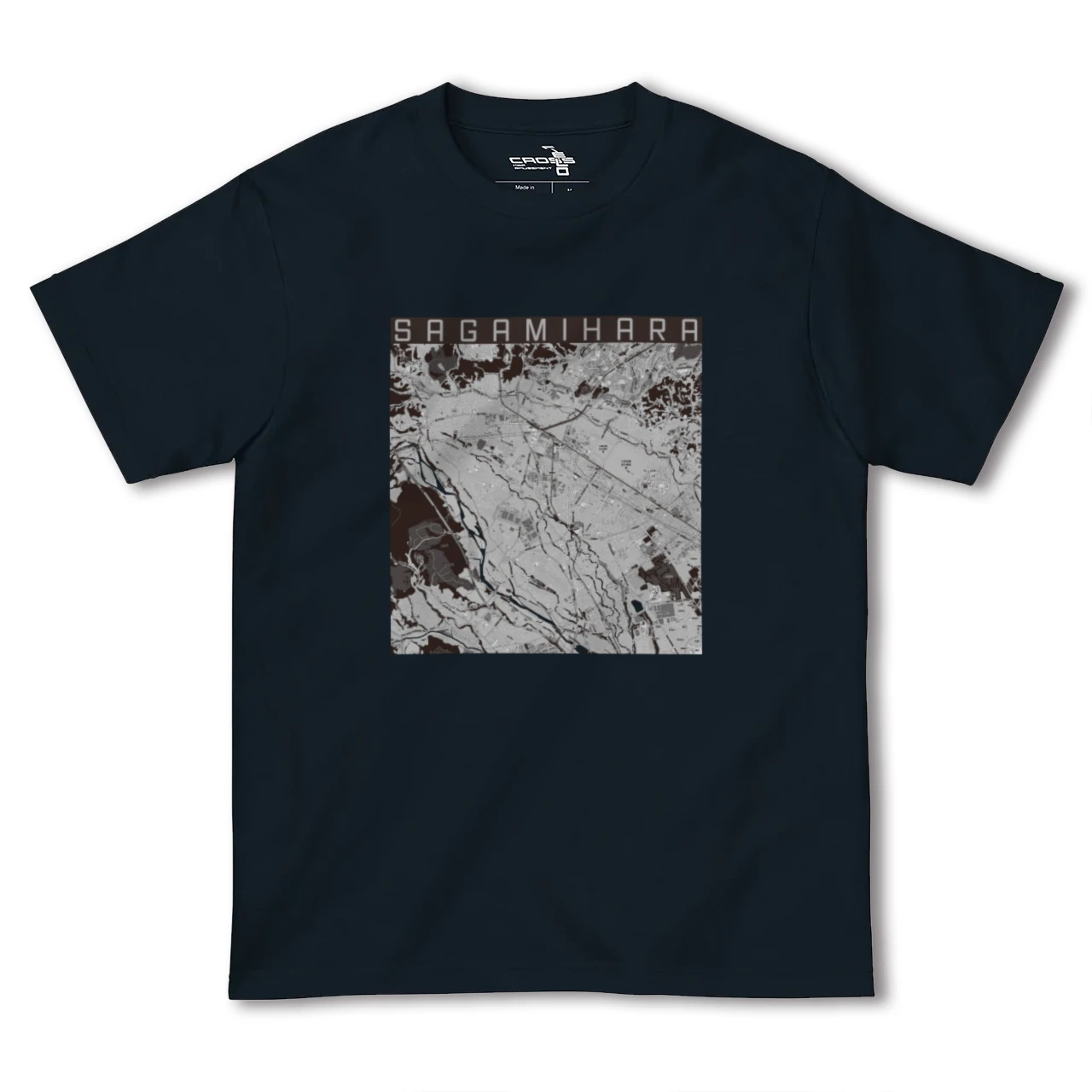 【相模原(神奈川県)】地図柄ヘビーウェイトTシャツ