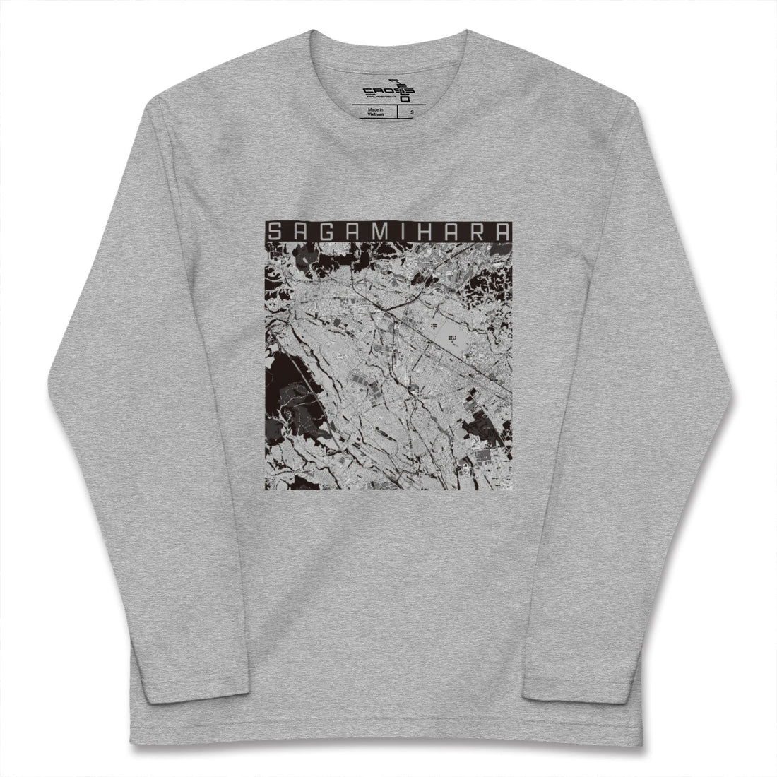【相模原(神奈川県)】地図柄ロングスリーブTシャツ