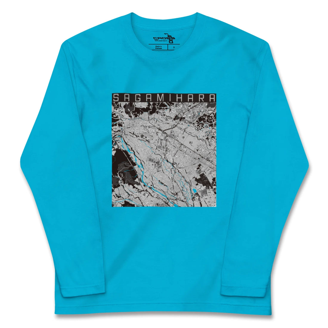 【相模原(神奈川県)】地図柄ロングスリーブTシャツ