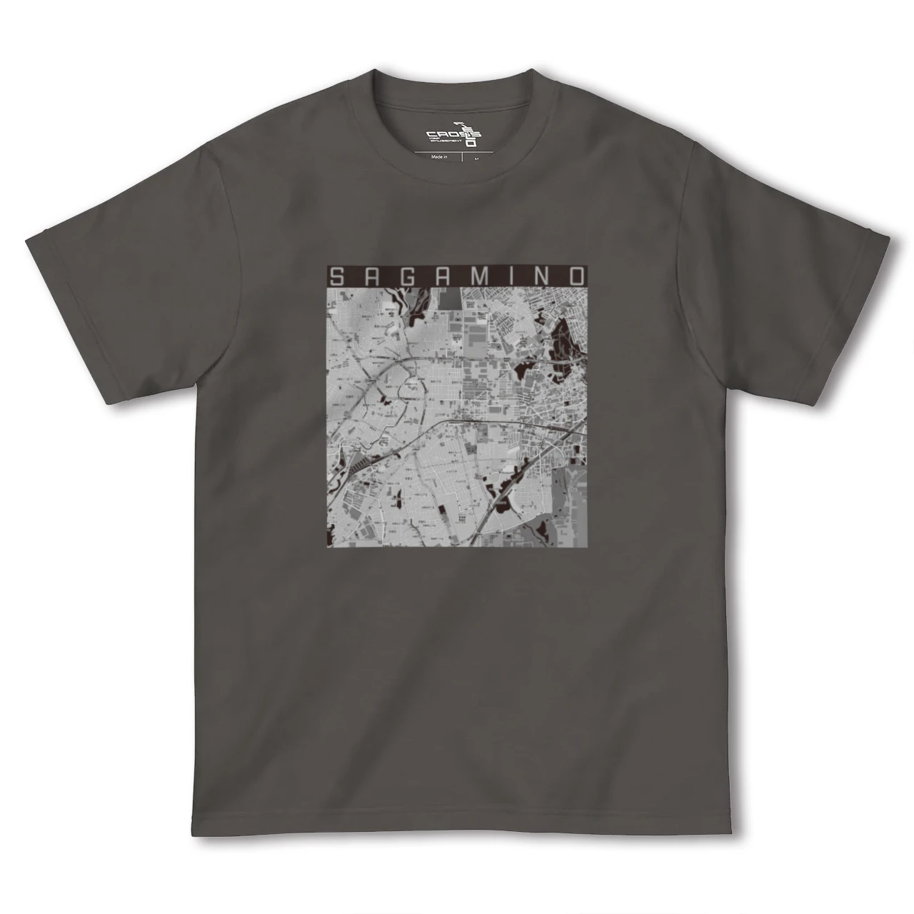 【さがみ野(神奈川県)】地図柄ヘビーウェイトTシャツ