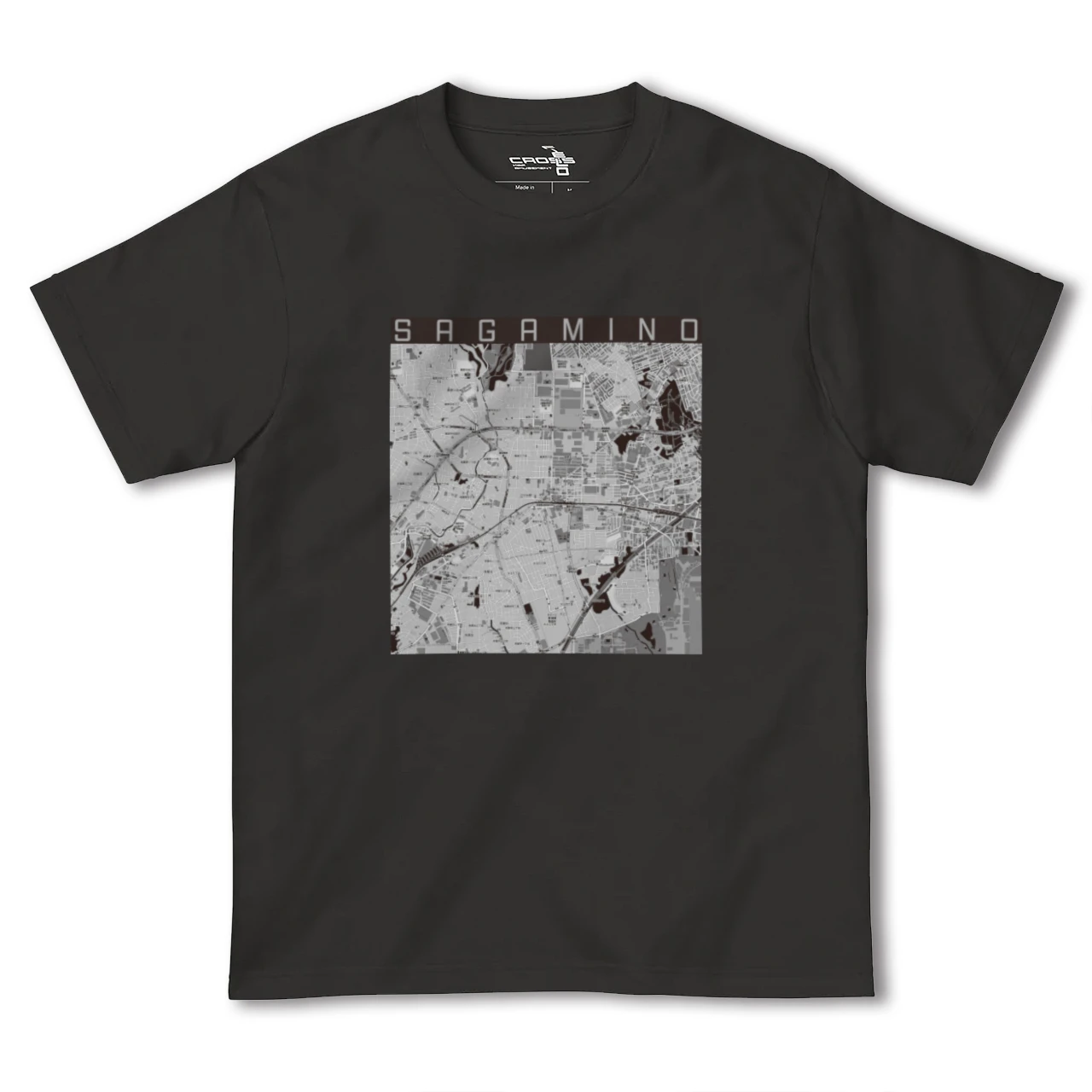 【さがみ野(神奈川県)】地図柄ヘビーウェイトTシャツ