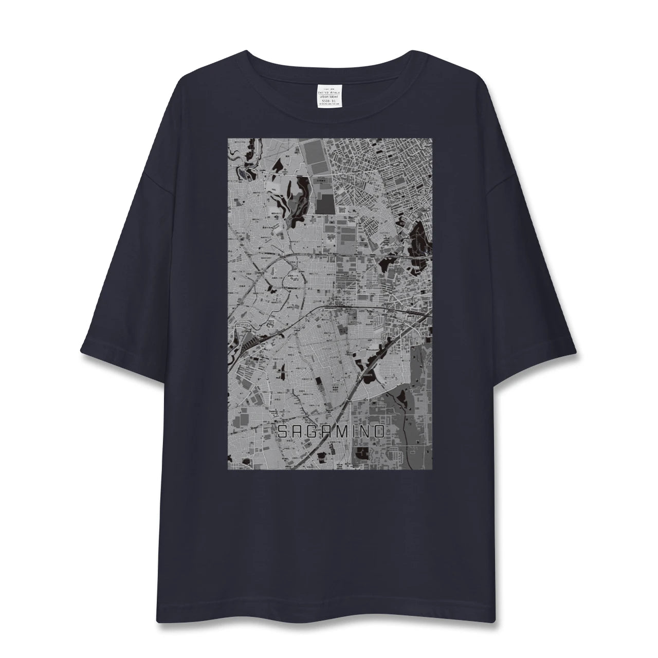 【さがみ野(神奈川県)】地図柄ビッグシルエットTシャツ