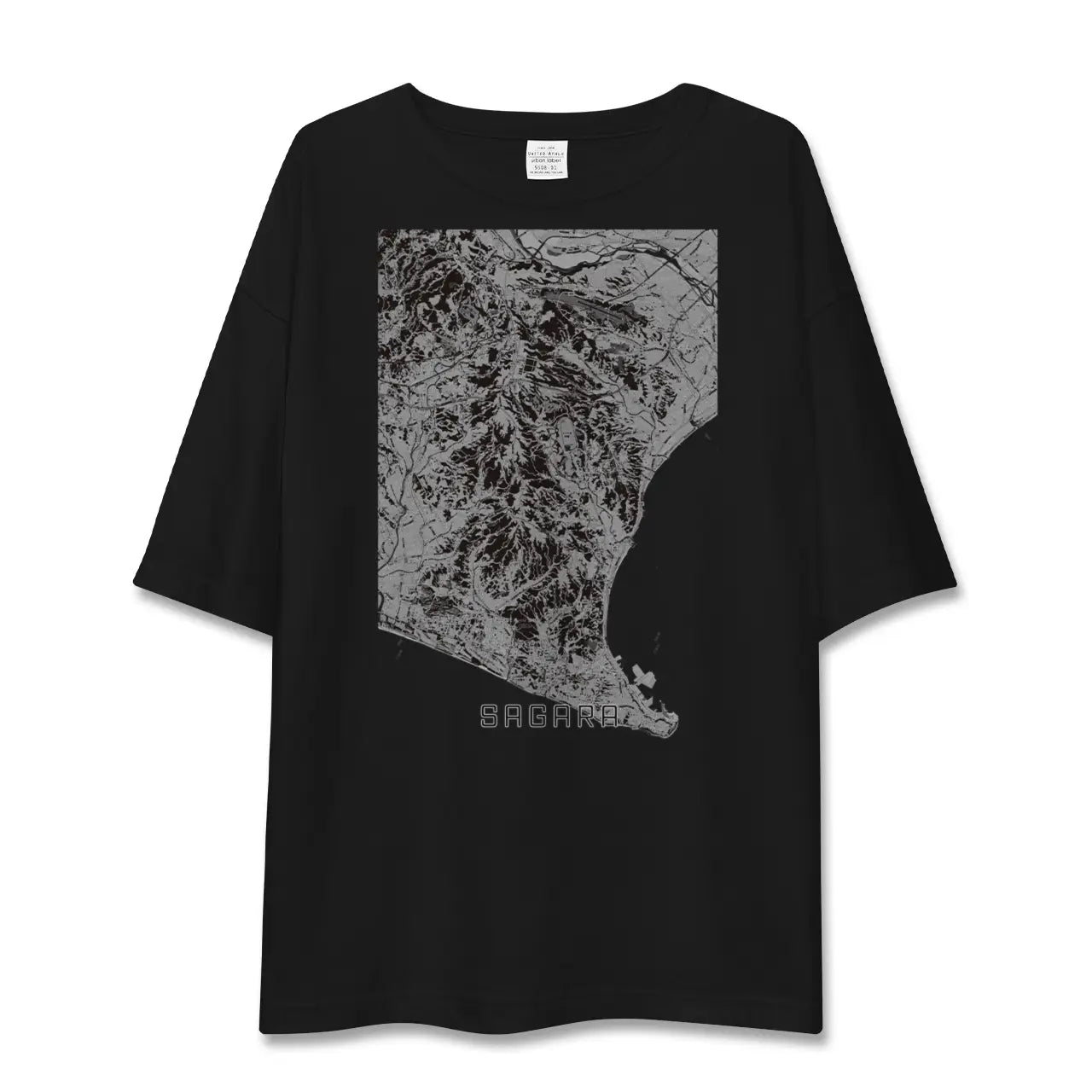 【相良(静岡県)】地図柄ビッグシルエットTシャツ